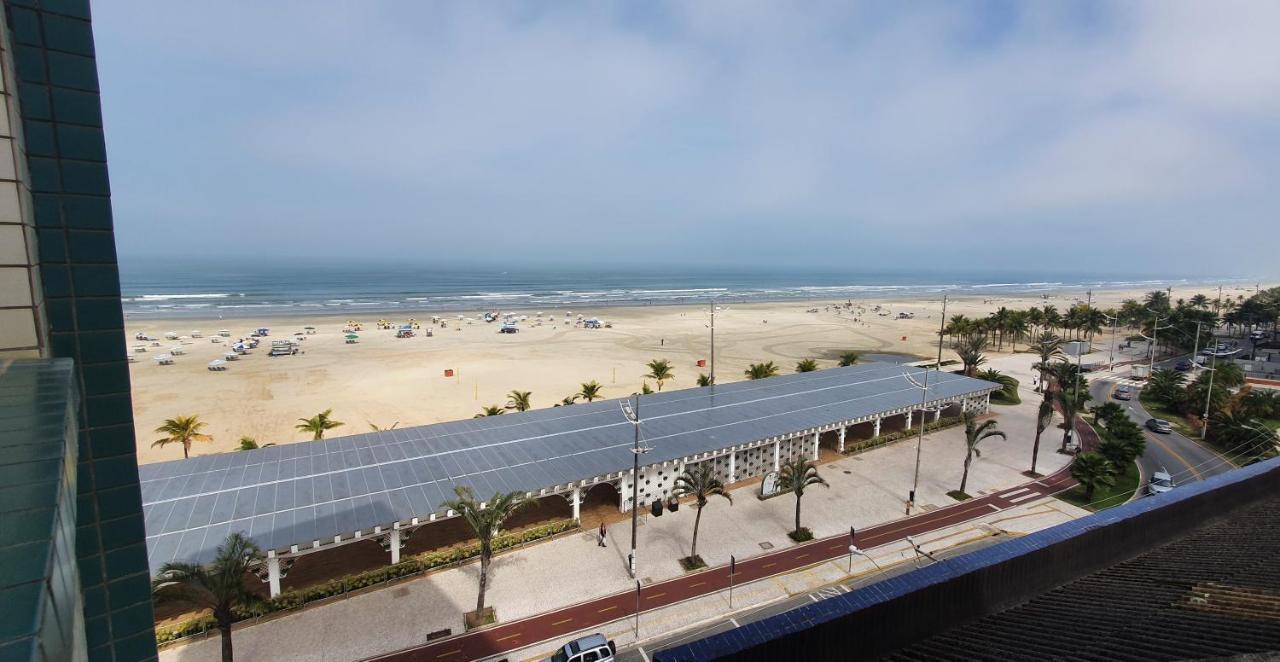 Apartamento Kit Praia Grande Na Guilhermina Frente Mar Appartement Buitenkant foto