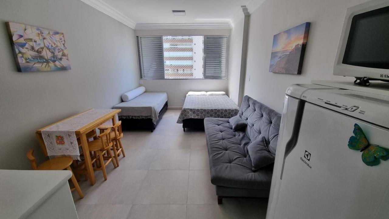 Apartamento Kit Praia Grande Na Guilhermina Frente Mar Appartement Buitenkant foto