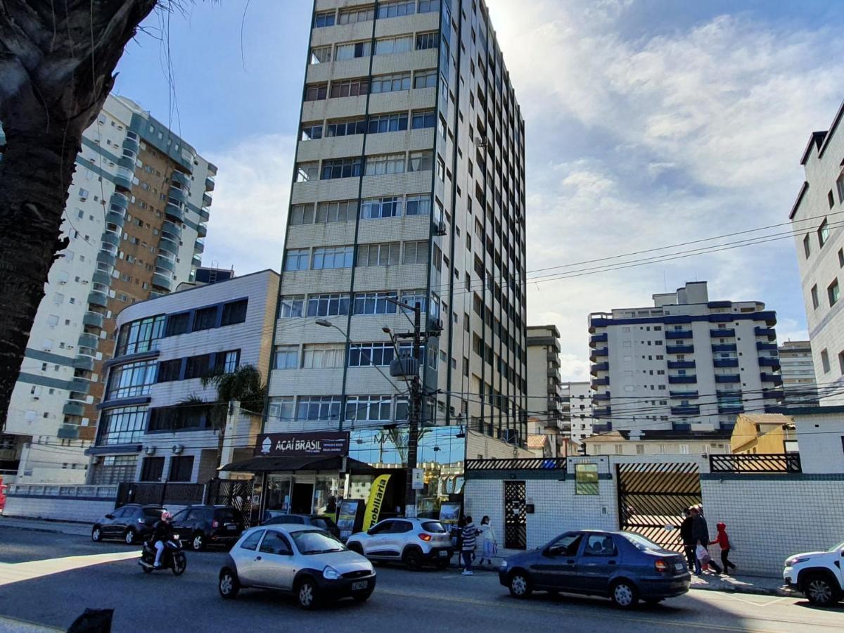 Apartamento Kit Praia Grande Na Guilhermina Frente Mar Appartement Buitenkant foto