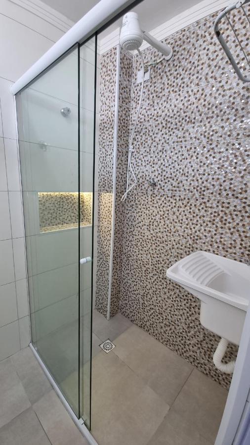 Apartamento Kit Praia Grande Na Guilhermina Frente Mar Appartement Buitenkant foto